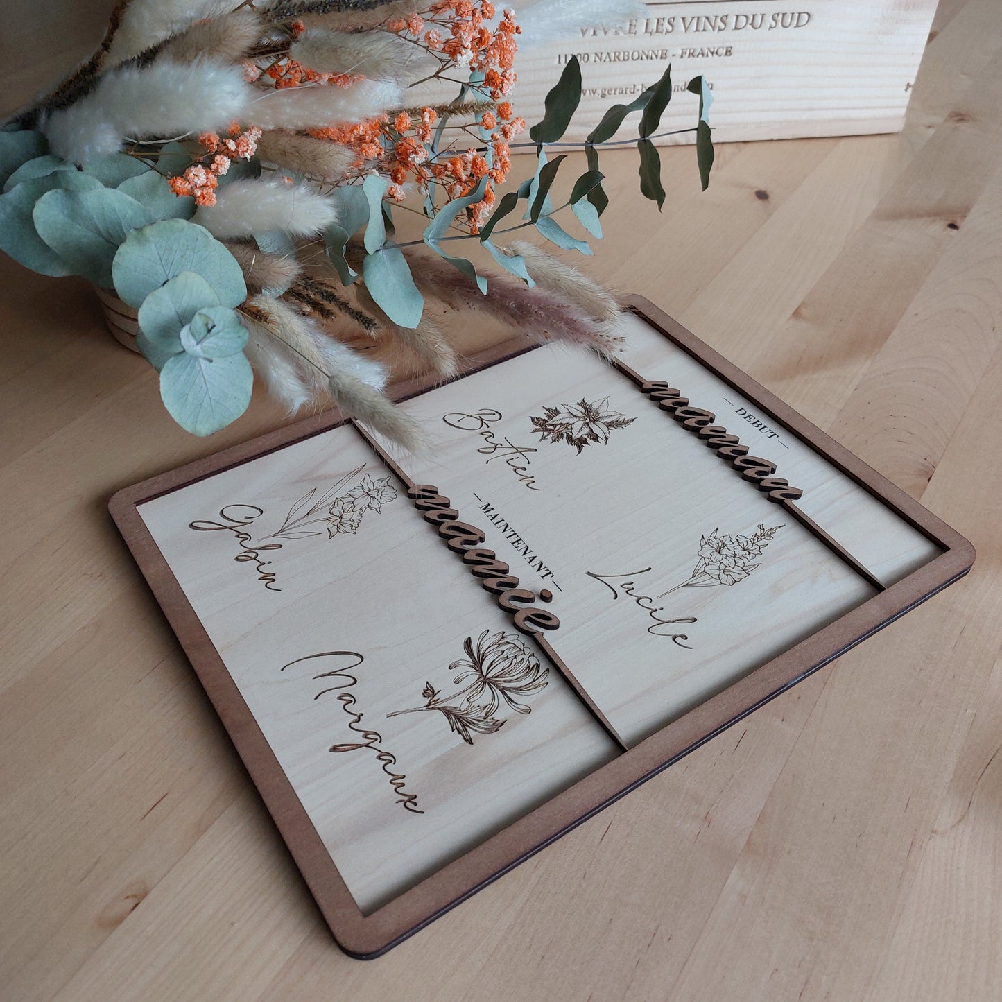 Cadre maman - mamie personnalisé